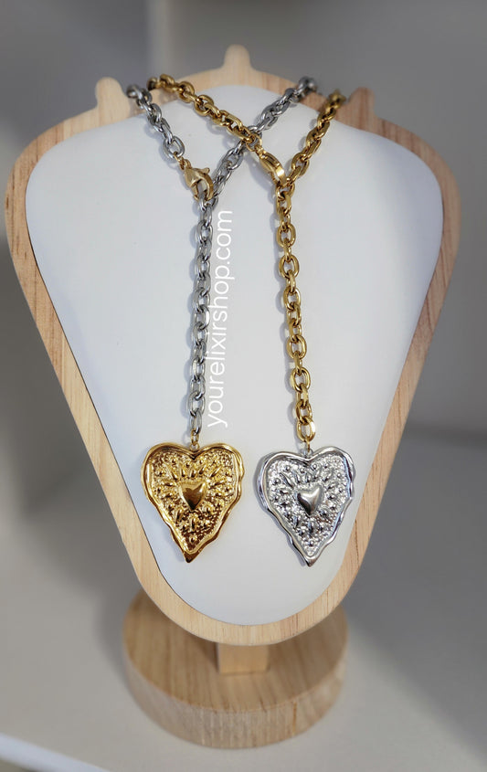 Alina two-tone necklace