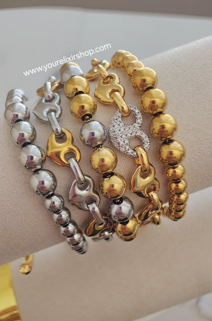 Juliette two-tone bracelet