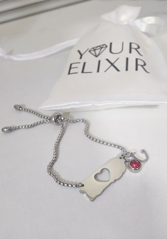 Mi Puerto Rico Silver Bracelet