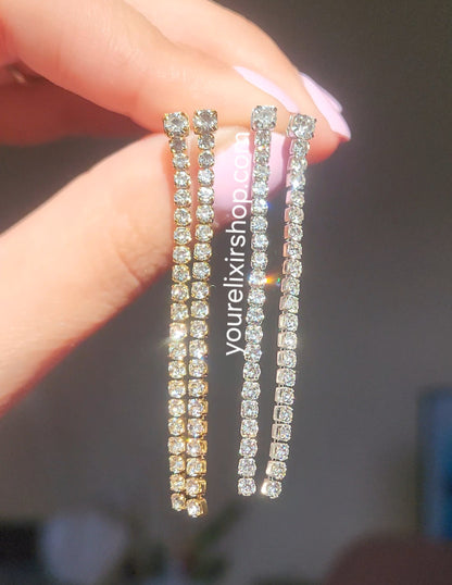 Zirconia Rain Earrings
