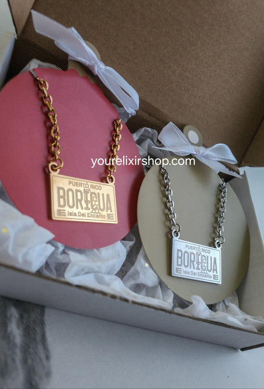 Yo soy Boricua Necklace