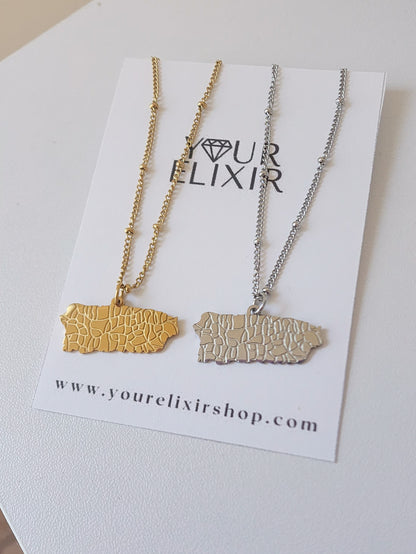 Paraíso Necklace ( Beaded chain)