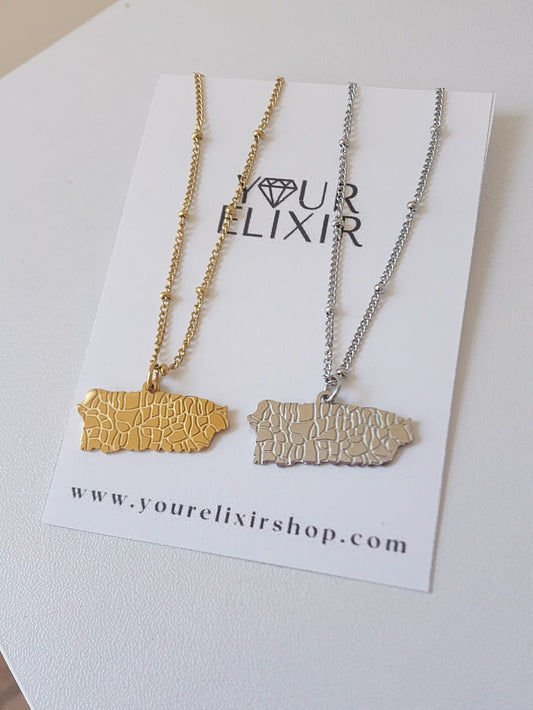 Paraíso Necklace ( Beaded chain)