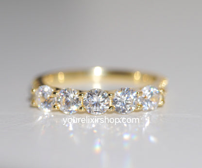Sterling Silver Crownlight band Ring
