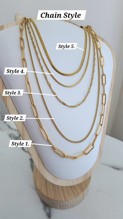 Natural Seashell Gold Necklace