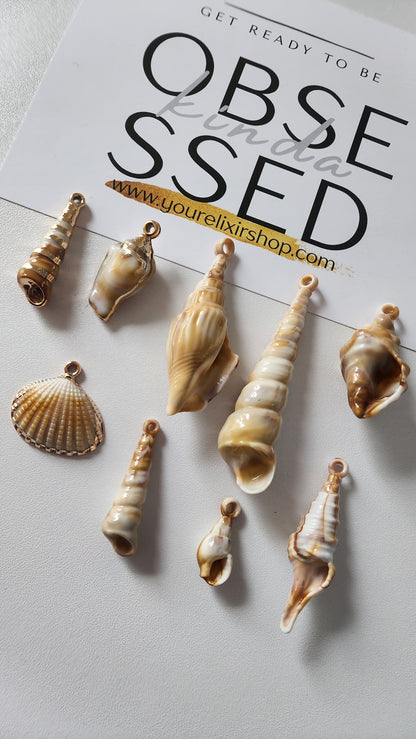 Sunset shells charm