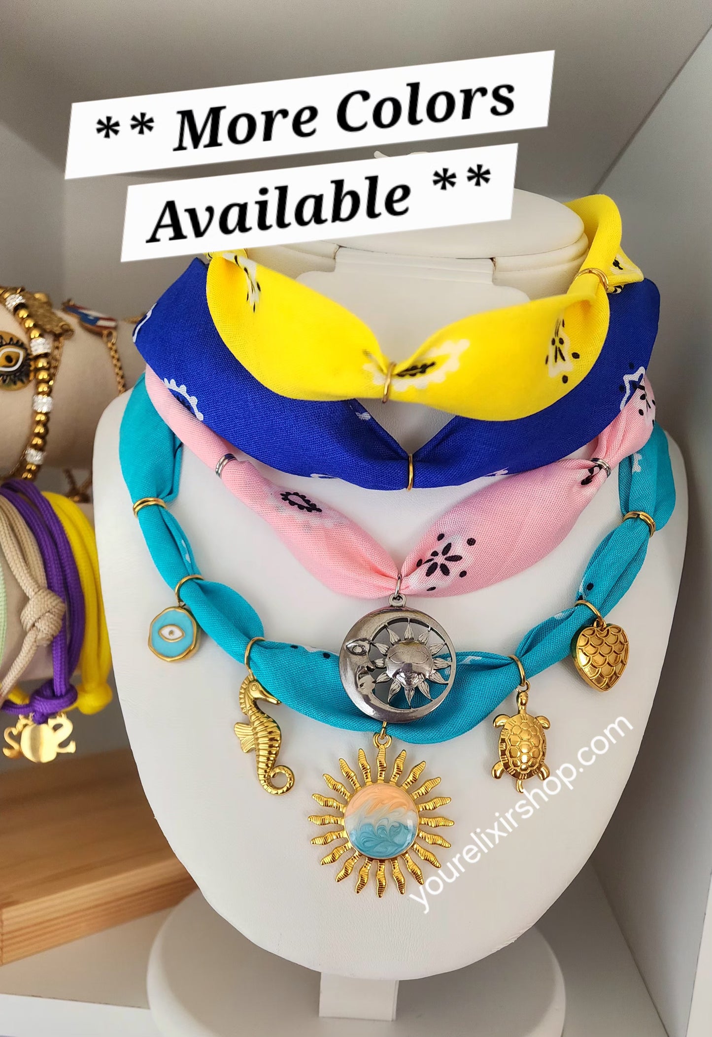 Bandana Necklace Urban Boho Style