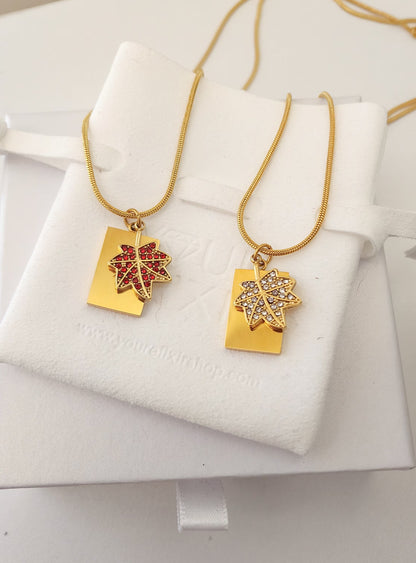 Maple 🍁 leaf necklace
