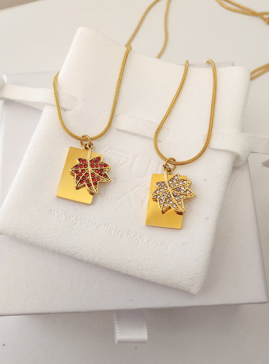 Maple 🍁 leaf necklace