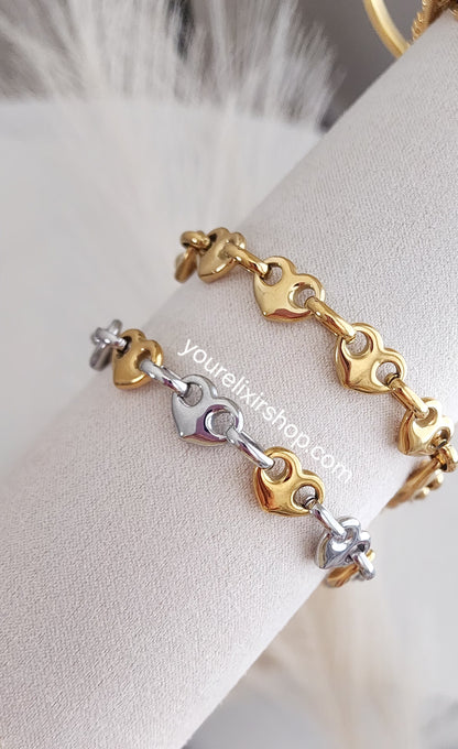 GG Hearts Bracelet