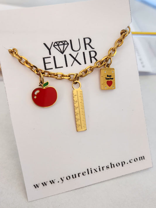 Best Teacher Bracelet
