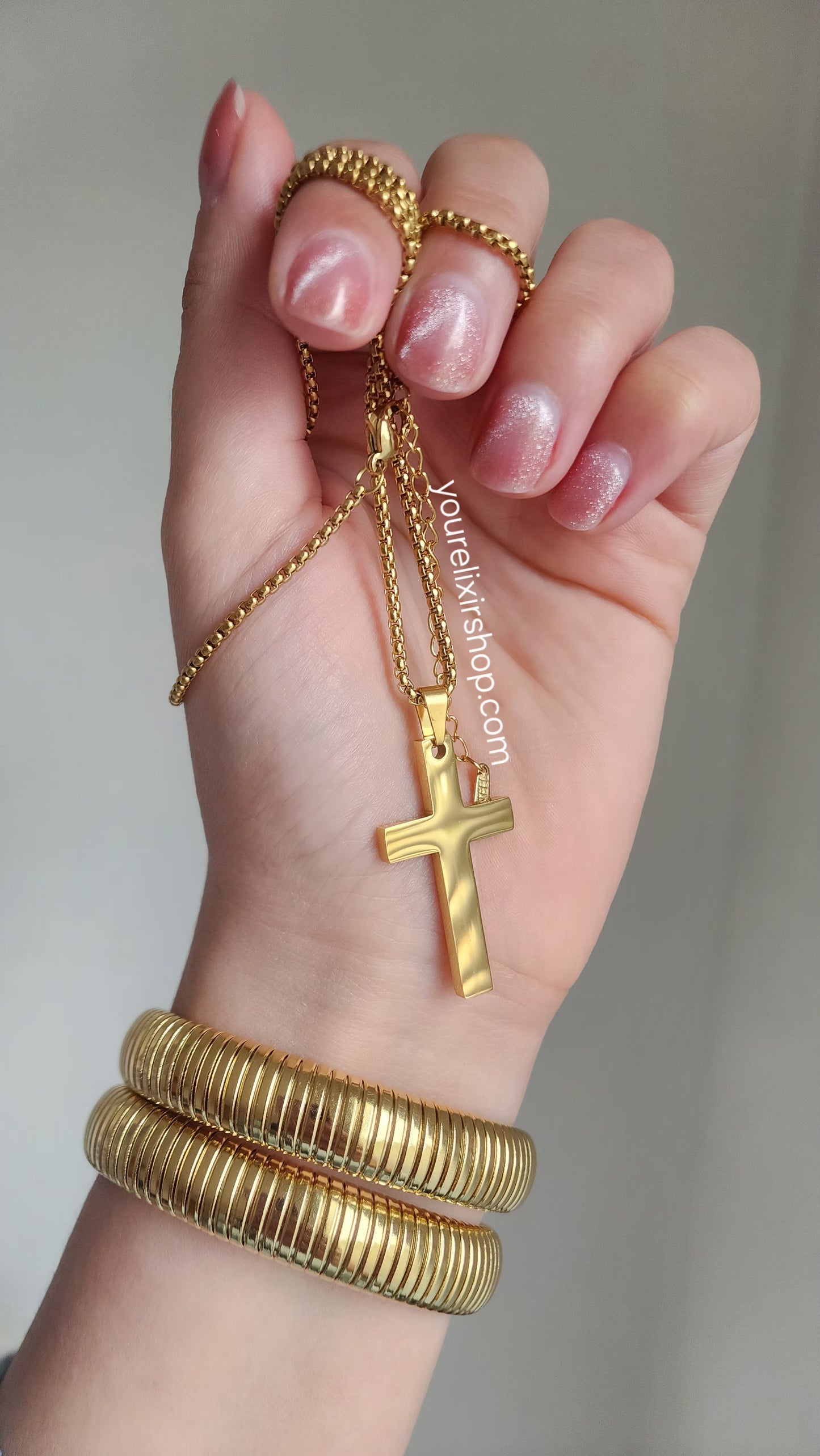 Gold Cross Necklace