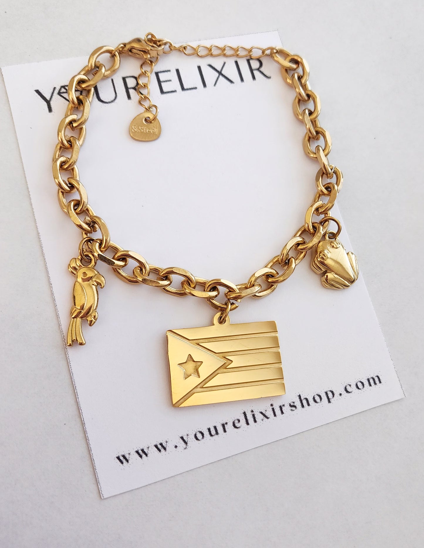 Mi isla Bracelet Coqui + Parrot 🦜 version