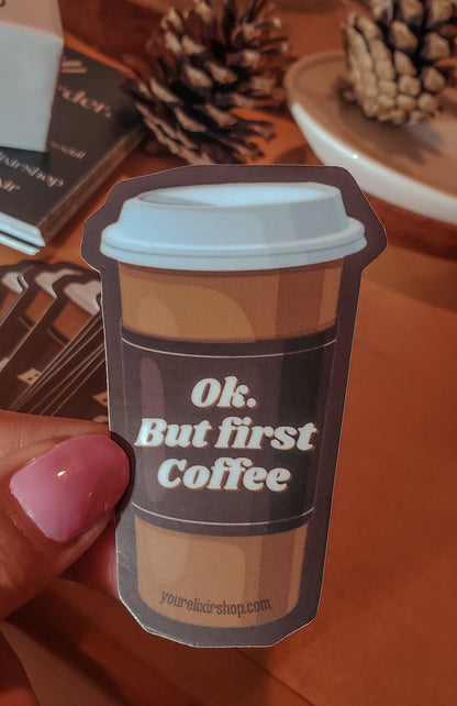 Coffee Vinyl Sticker