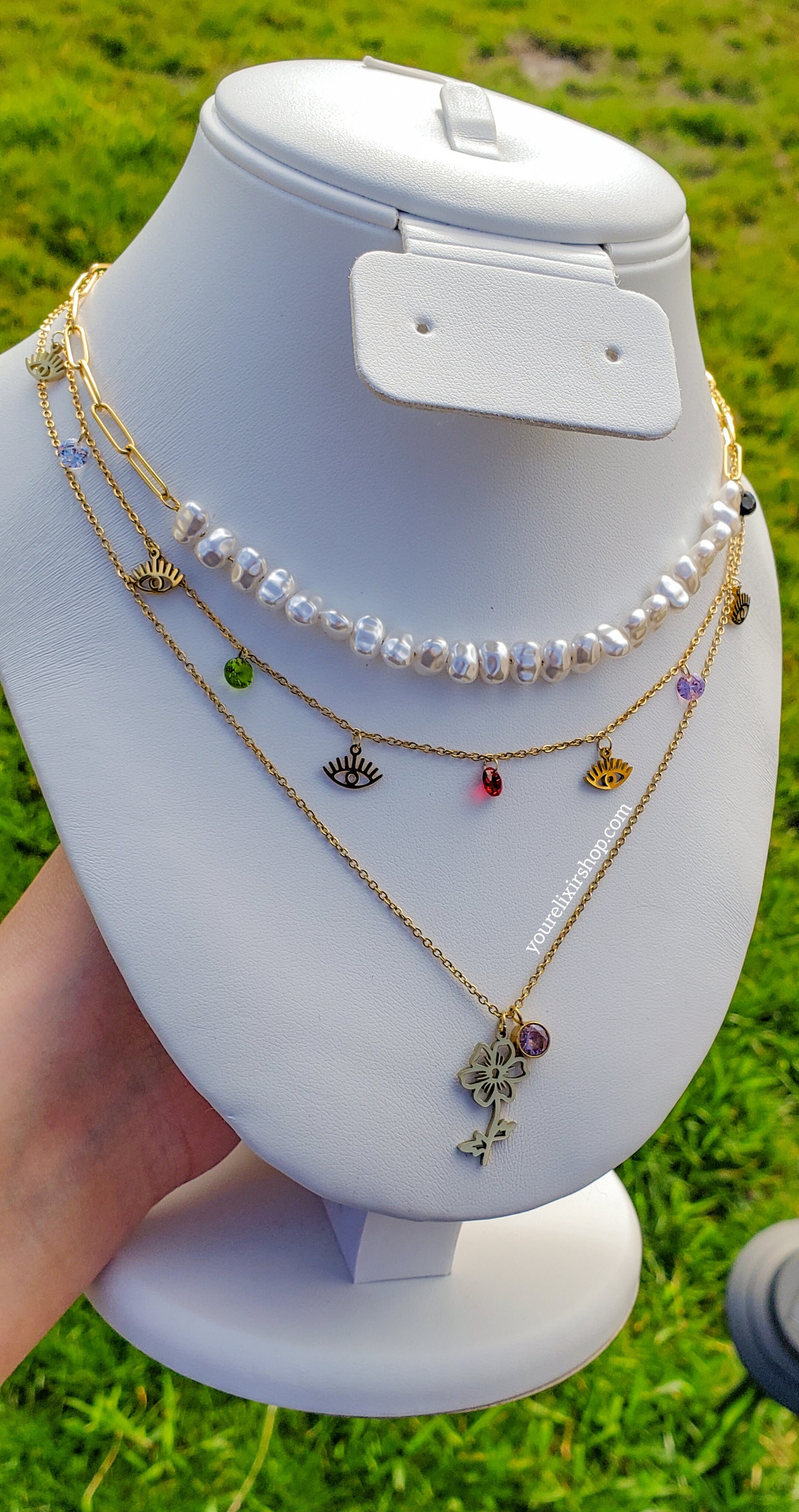 Mi collar de flores