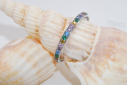 Sterling Silver Rainbow Ring