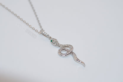 Sterling Silver Snake Necklace