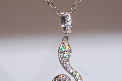 Sterling Silver Snake Necklace