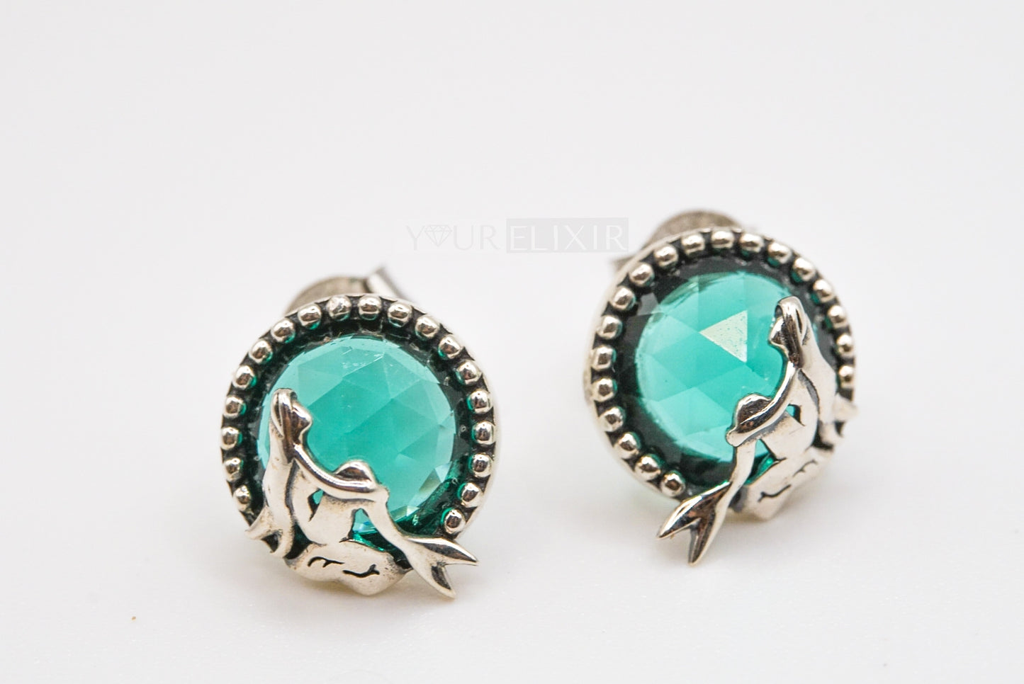 Sterling Silver Mermaid Earrings