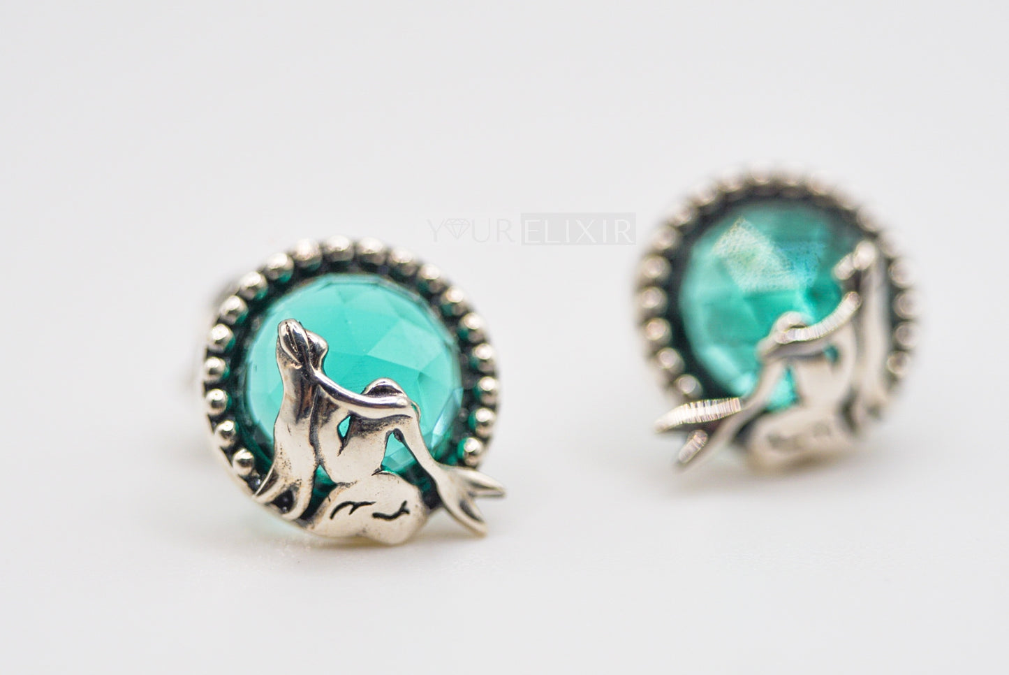 Sterling Silver Mermaid Earrings