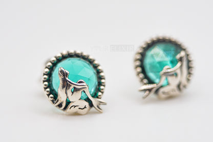 Sterling Silver Mermaid Earrings