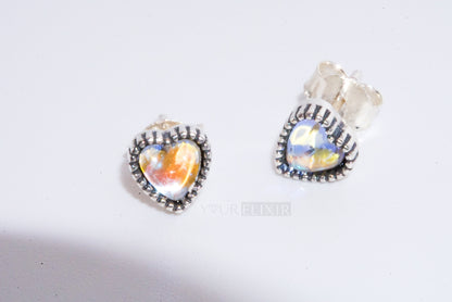 Bundle Sterling Silver Cactus + Heart Earrings