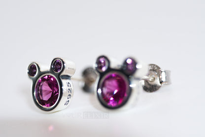 Sterling Silver Mickey Mouse Earrings