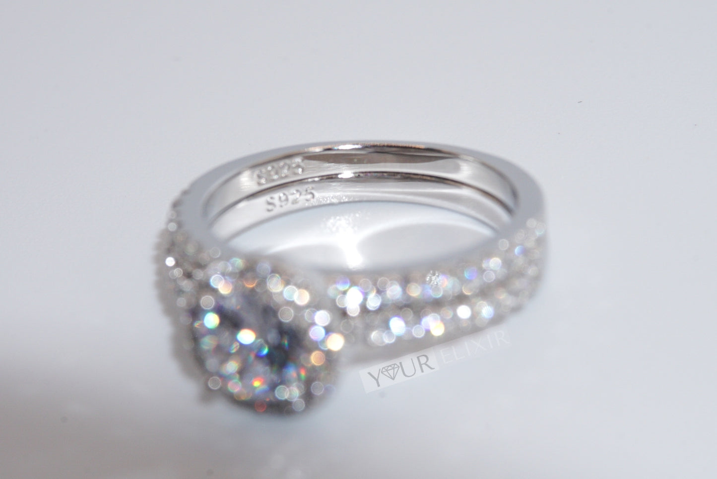 Sterling Silver Eternal Love Wedding Ring