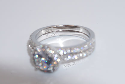 Sterling Silver Eternal Love Wedding Ring