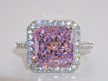 Sterling Silver Dazzling Pink Ring ✨️