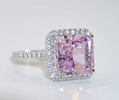 Sterling Silver Dazzling Pink Ring ✨️