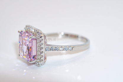 Sterling Silver Dazzling Pink Ring ✨️