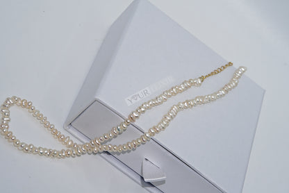 Sterling Silver pearl Necklace
