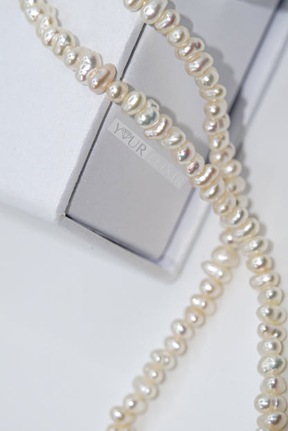 Sterling Silver pearl Necklace