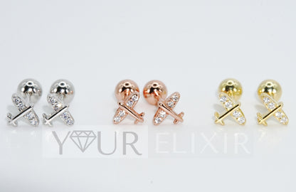 Pendientes de plata de primera calidad