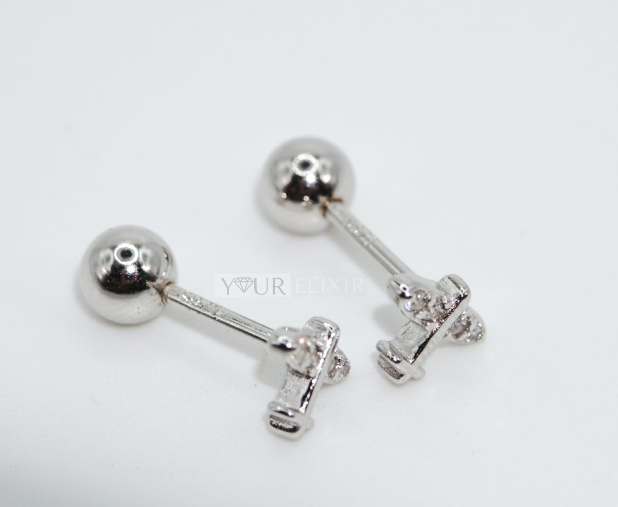 Pendientes de plata de primera calidad