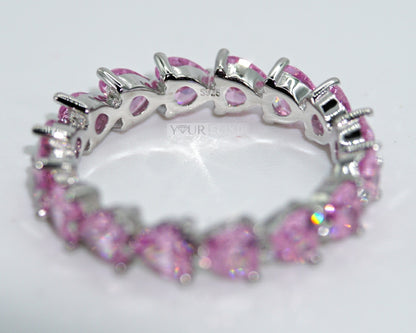 Sterling Silver Infinity Heart Ring