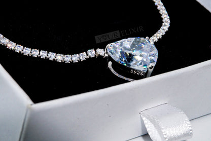 Sterling Silver Luxury Heart Necklace