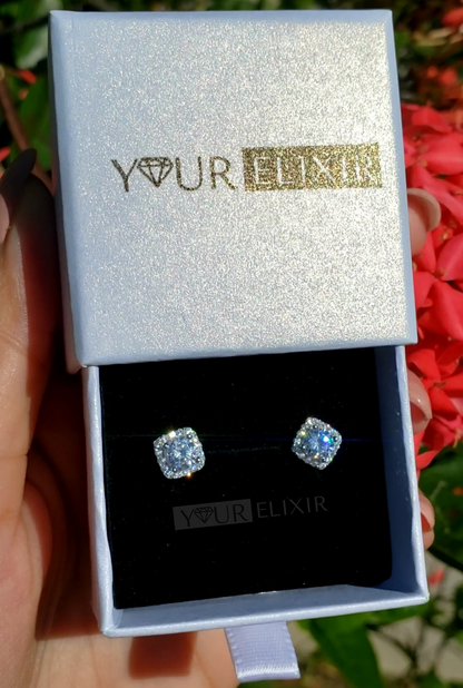 Sterling Silver Elegant Stud Earrings