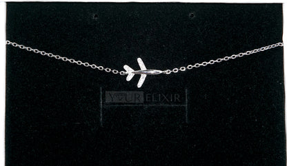 Sterling Silver Airplane Bracelet