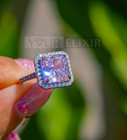 Sterling Silver Dazzling Pink Ring ✨️