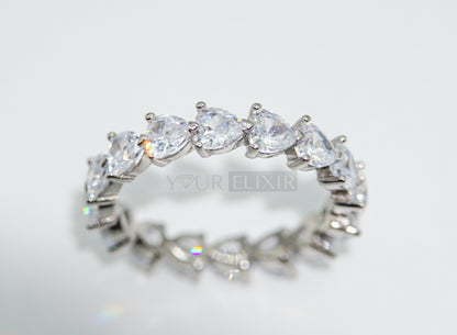Sterling Silver Infinity Heart Ring