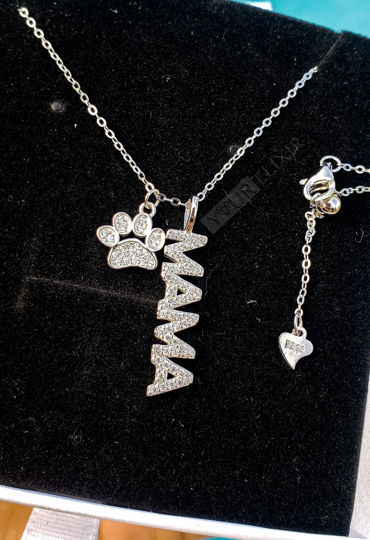 Sterling Silver Mama's Precious Necklace
