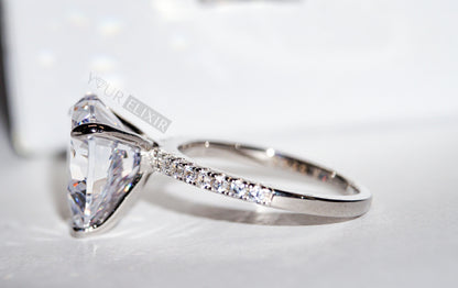 Sterling Silver Glam Heart Ring