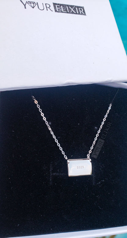 Sterling Silver Love Letter Necklace