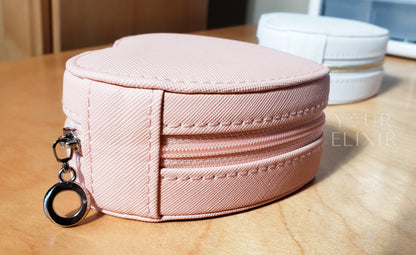 Mini Heart Jewelry Organizer case