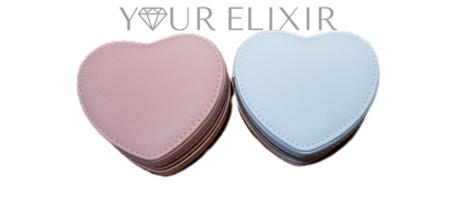 Mini Heart Jewelry Organizer case