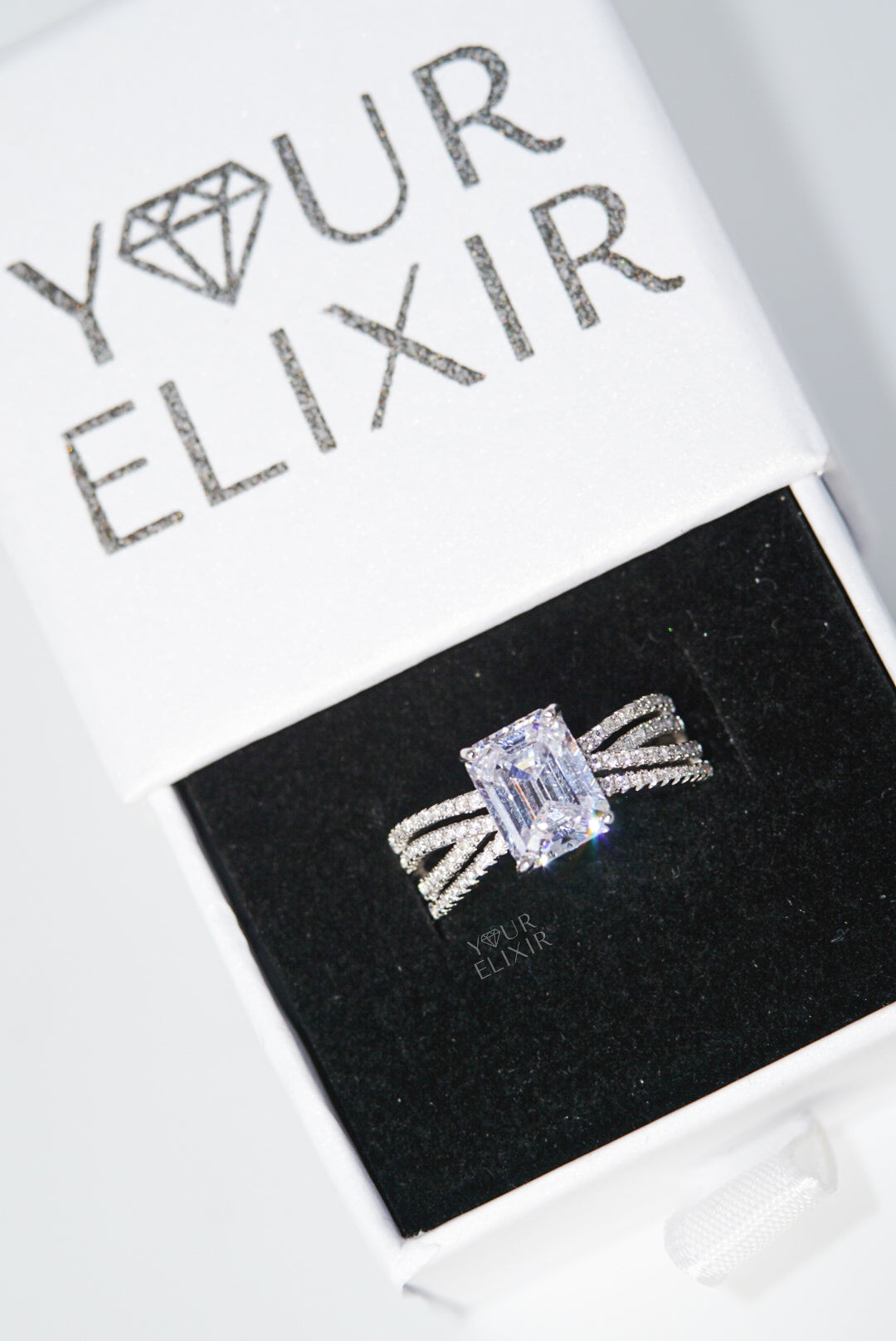 Anillo encantado de plata de ley