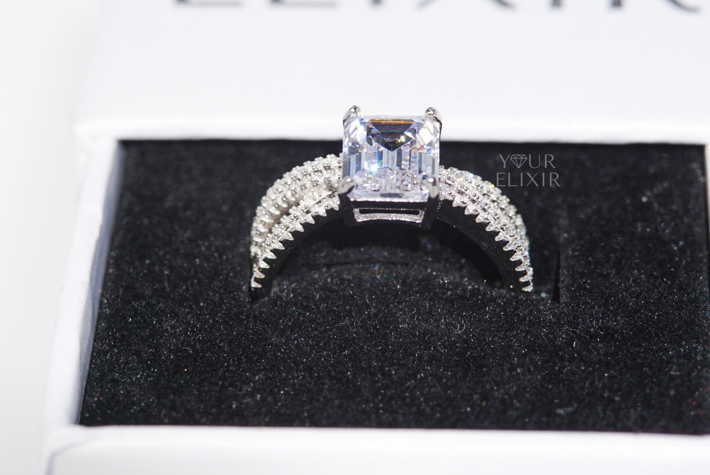 Anillo encantado de plata de ley
