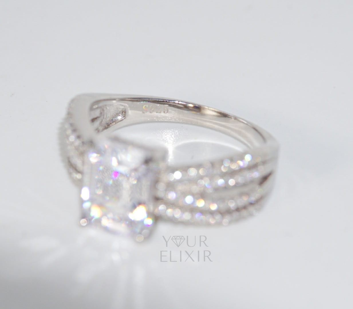Anillo encantado de plata de ley